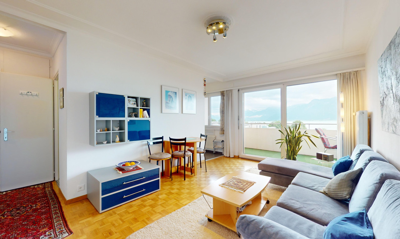 Exklusiv: Schöne 2-Zimmer-Wohnung mit Blick auf den Genfersee - 1