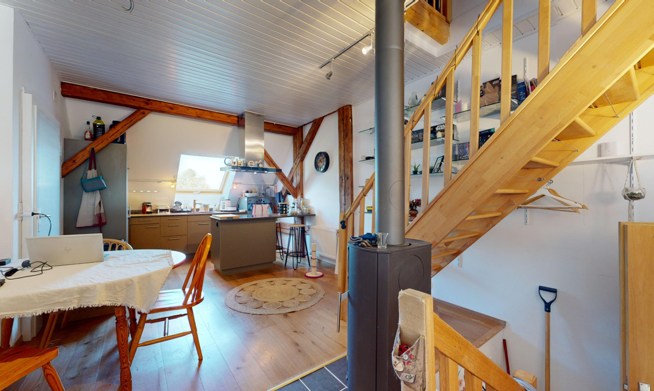 Charmante 3.5-Zimmer-Maisonette in ruhiger, grüner Umgebung - 3