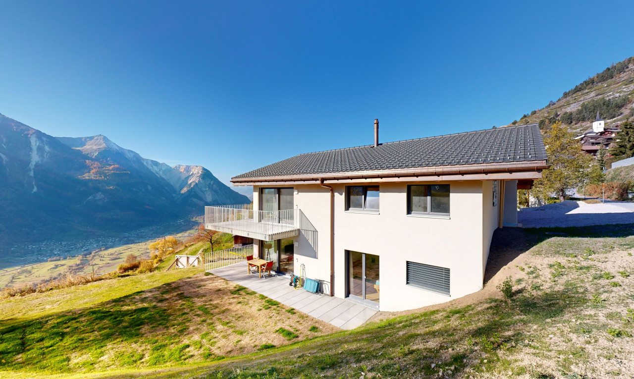 Brand New Apartment with Panoramic View, 5 Minutes from Leuk - 3