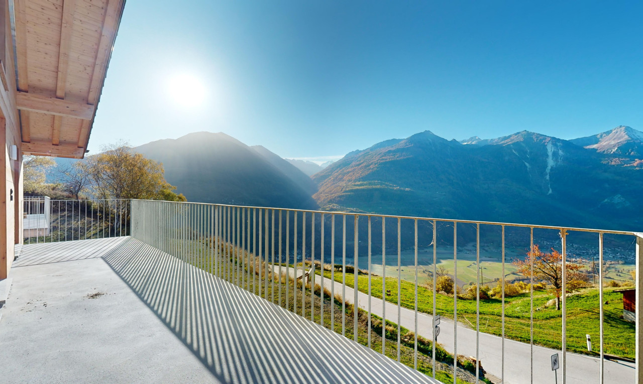 Brand New Apartment with Panoramic View, 5 Minutes from Leuk - 6