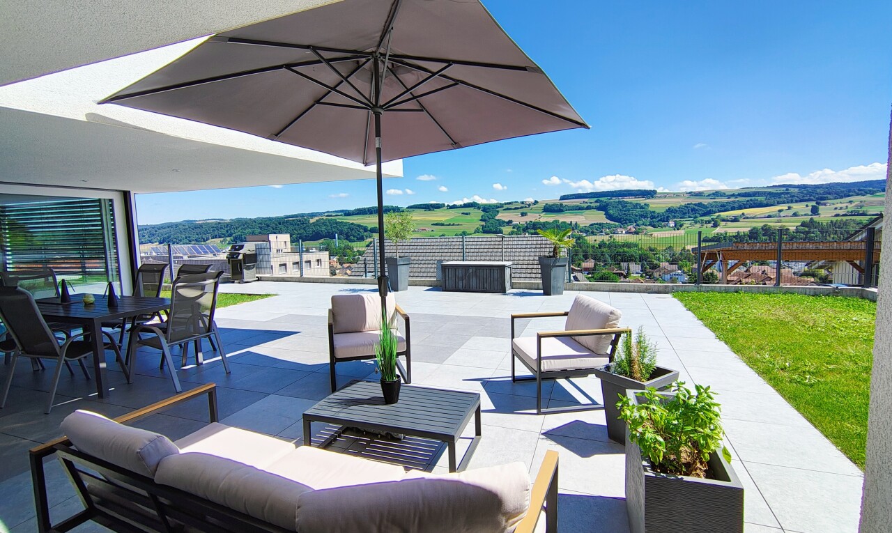 Ein außergewöhnliches Panorama für diese Luxusvilla in Lucens - 2