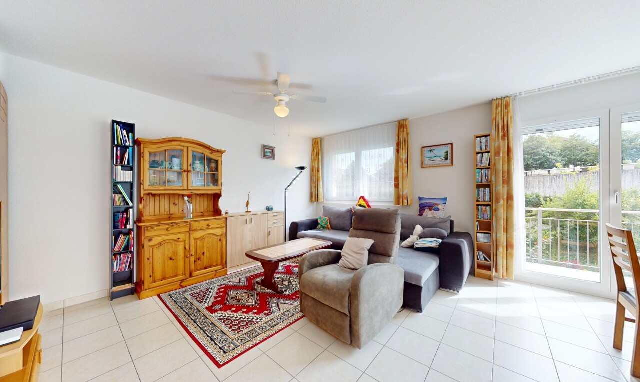 Helle und stilvolle Wohnung mit großem Balkon in Echallens - 6