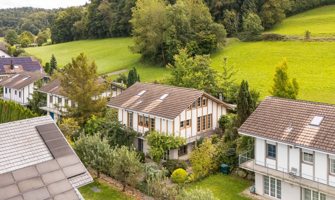 Lichtdurchflutetes Zuhause mit Galerie, Schwedenofen und Gartenidylle - 0