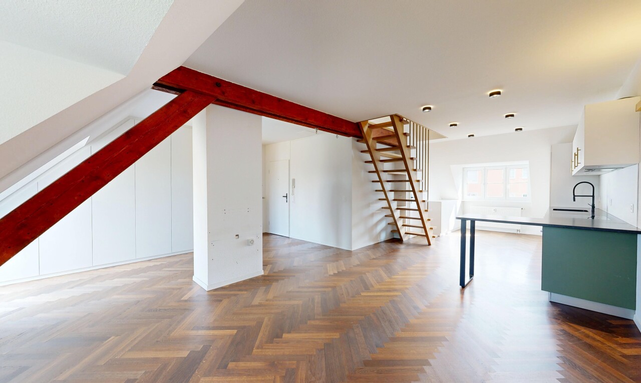 Stilvolle 3-Zimmer Maisonettewohnung nahe am Rhein - 2