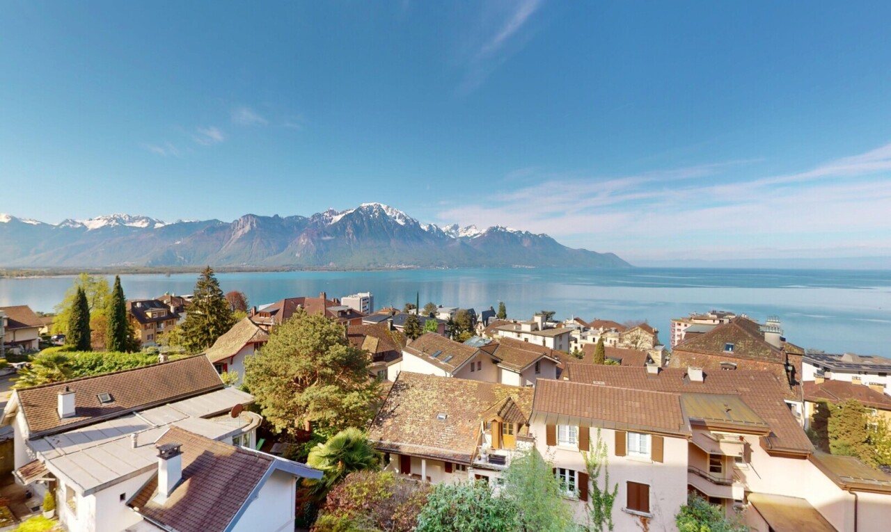Montreux – Charmante 2.5-Zimmer-Wohnung mit grossem Balkon - 0