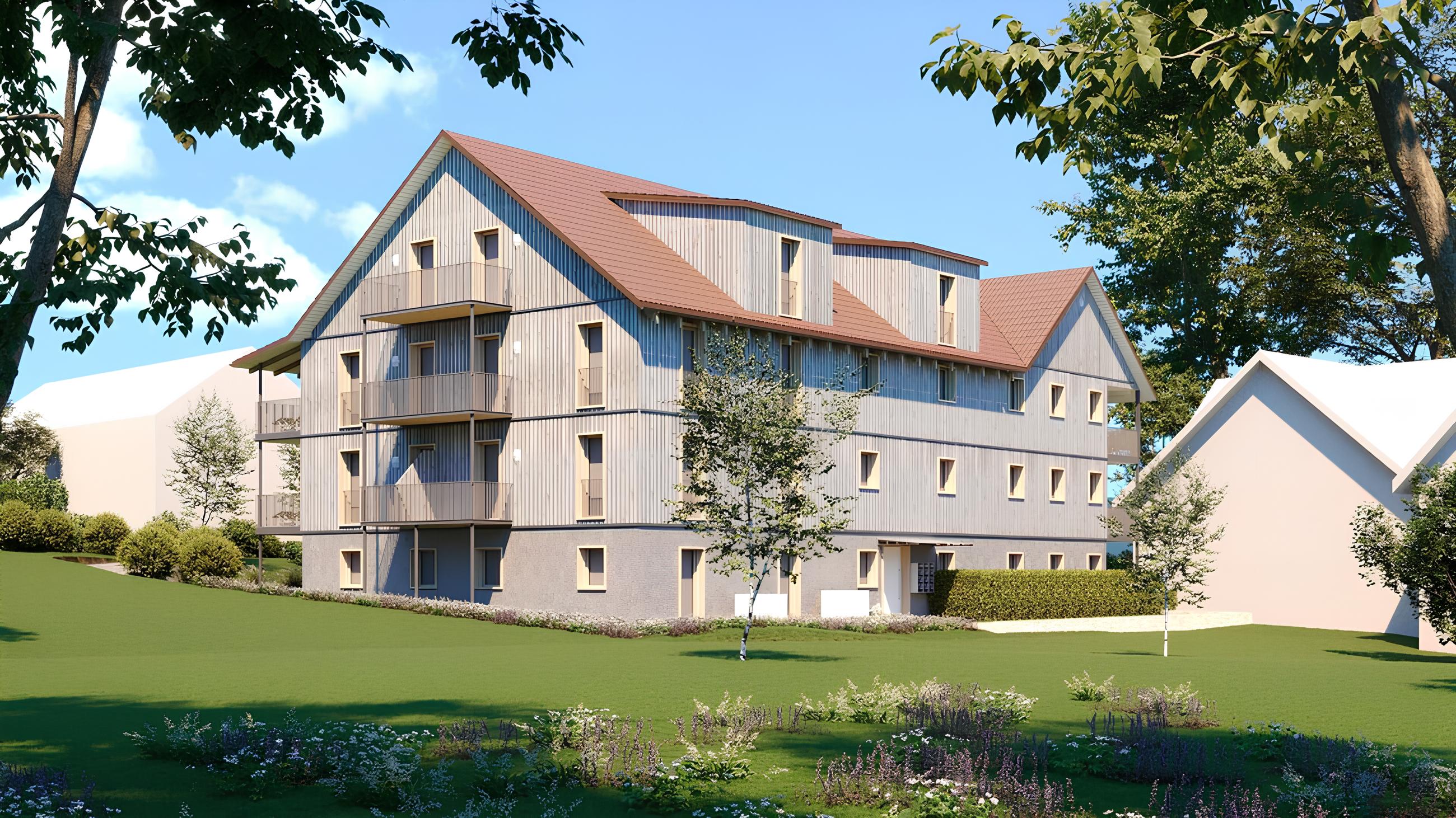 Modern 2.5-room apartment with large balcony and utility room - 0