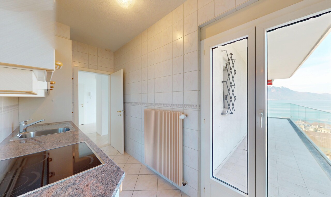 Territet - Montreux.Wohnung mit Panoramablick auf den See und Terrasse - 10