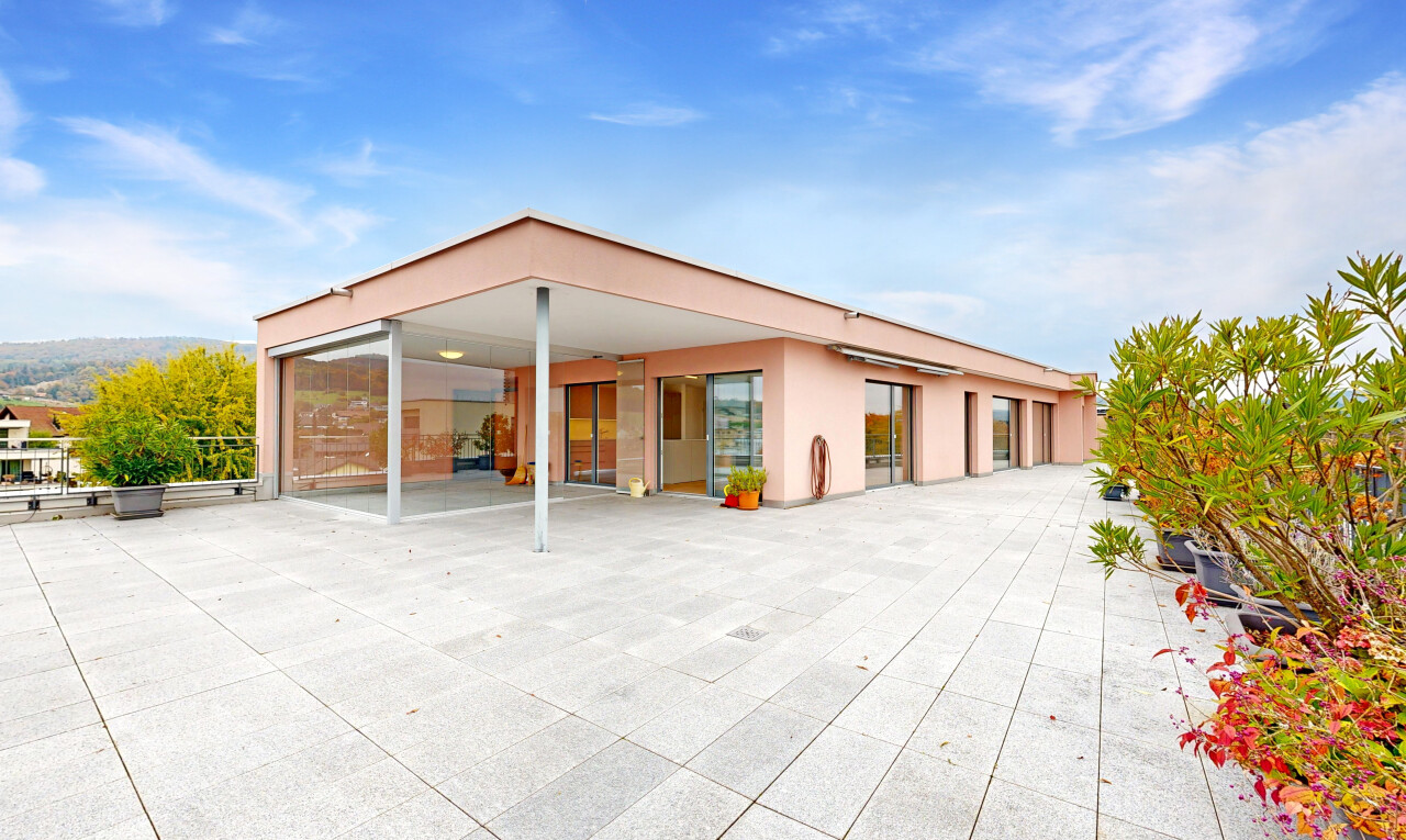 Stilvolle, helle Attika mit Weitsicht und grosser Terrasse - 2