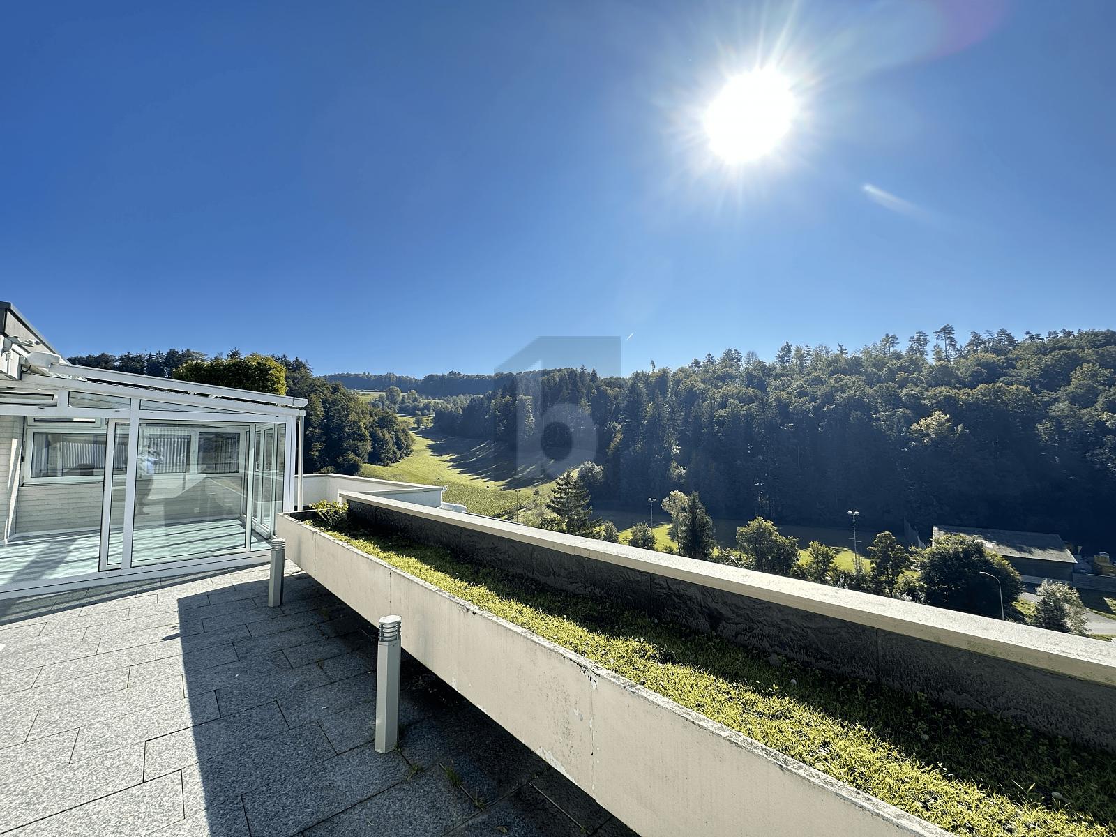WEITSICHT, MIT TERRASSE AN SONNIGER HANGLAGE - 0