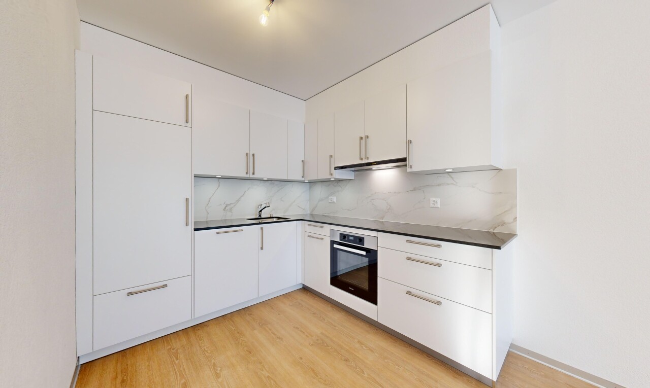 Wunderschöne neue Wohnung im Erdgeschoss mit 3.5p mit Terrasse! - 3