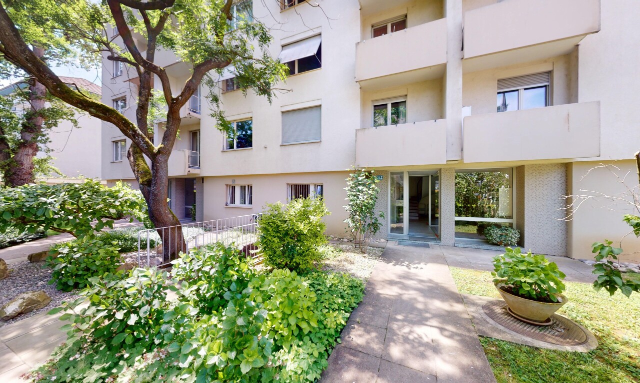 Stilvoll renovierte 3.5-Zi.-Wohnung mit Aussicht ins Grüne in Basel - 1