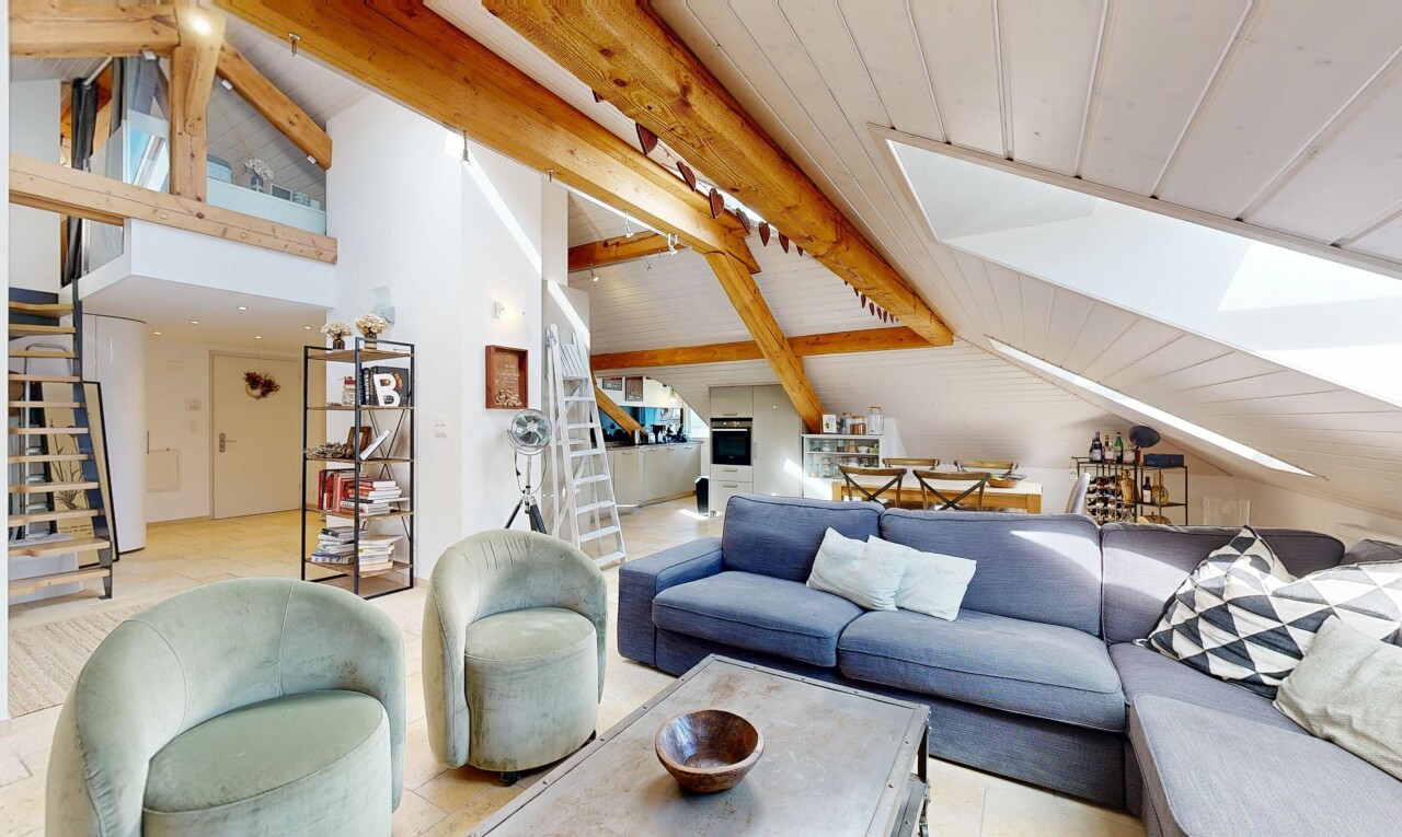 Charmante Dachwohnung in Lausanne – Einzigartiges Duplex - 1