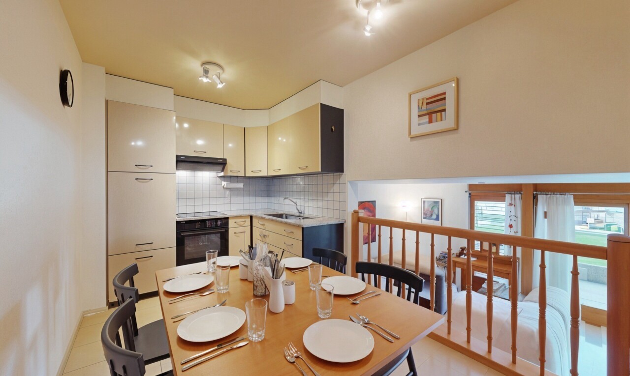 2.5-Room Garden-Level Apartment with Indoor Pool - 0
