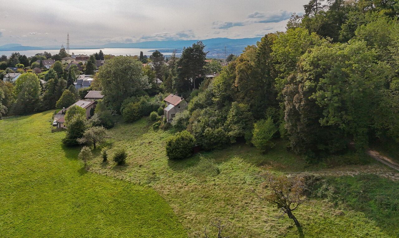 BAULAND MIT PROJEKT FÜR 2 WOHNEINHEITEN + GRÜNFLÄCHE - 1