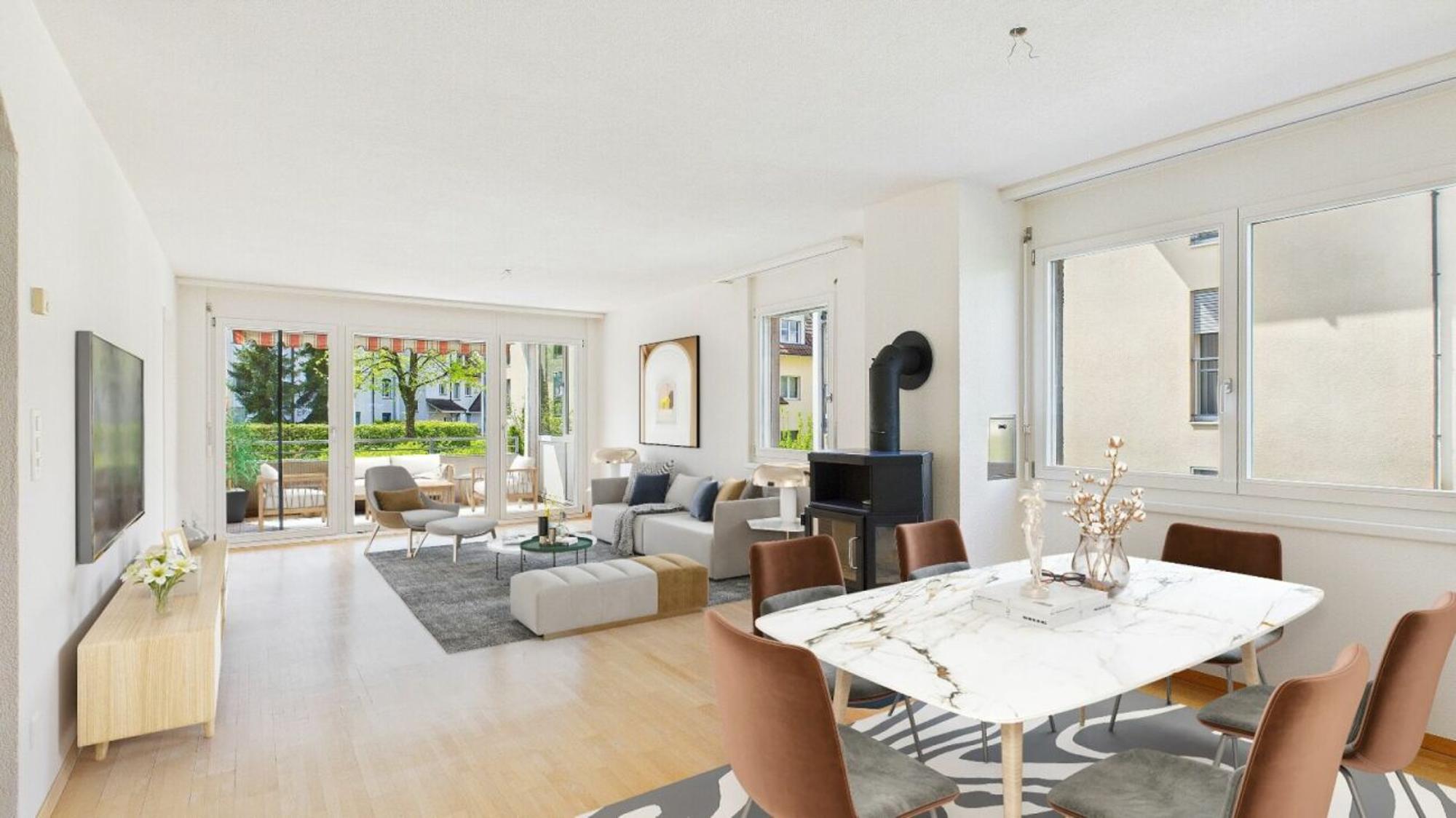 Quiet living, sunny living - 4.5-room apartment in Winkel - 1