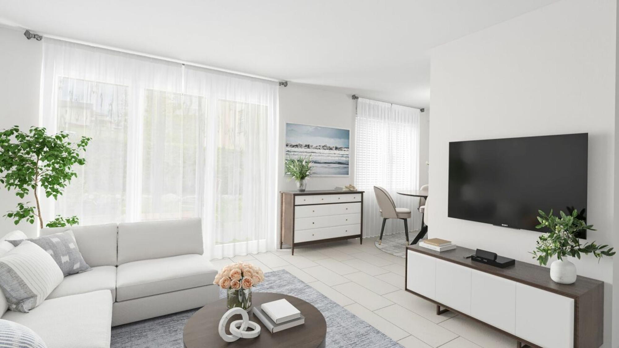 2.5-room garden apartment with parking space in Susten (Feithieren) - 0
