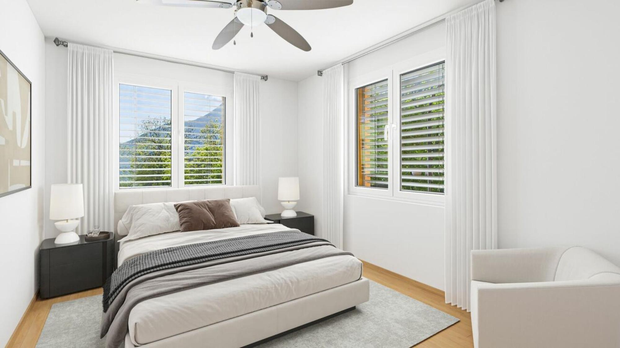 5.5-room garden apartment with 70 m² seating area in Susten (Feithieren) - 3