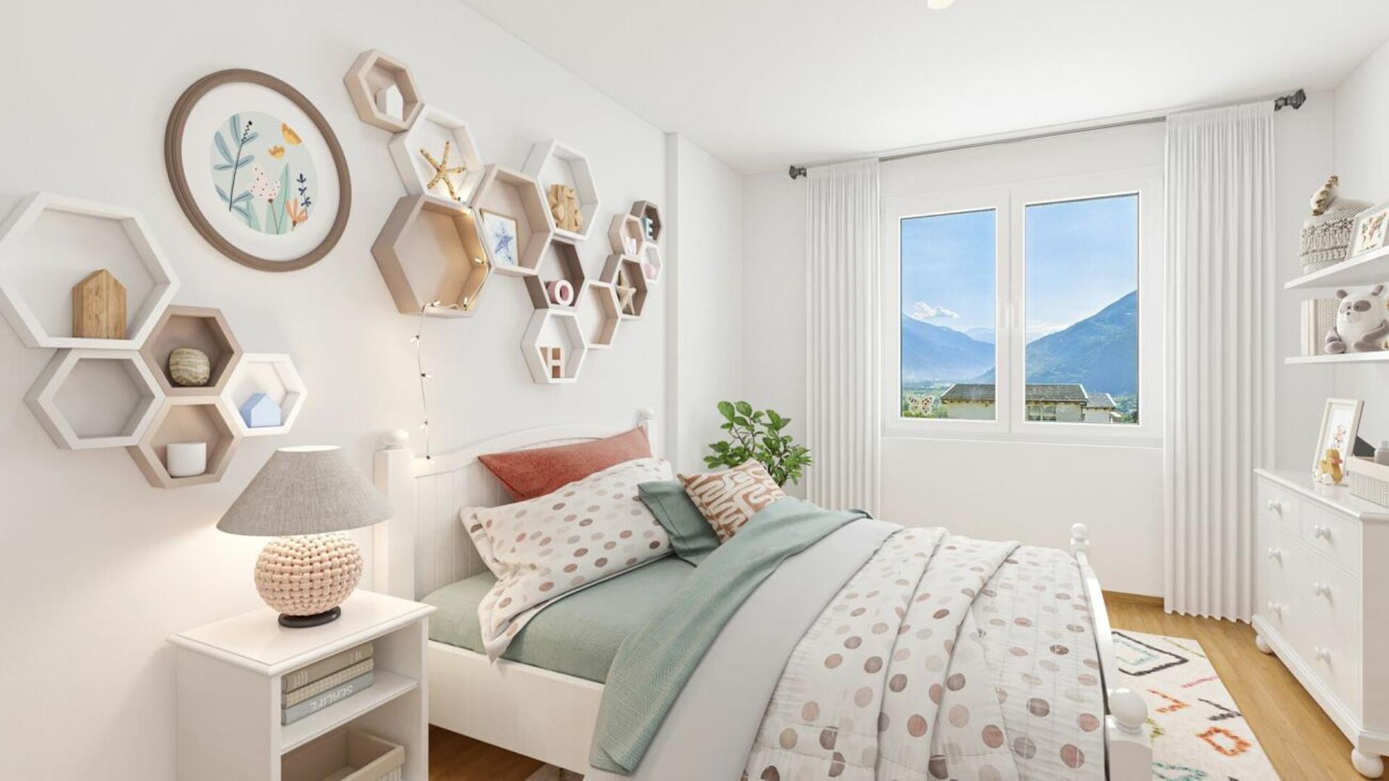 5.5-room garden apartment with 70 m² seating area in Susten (Feithieren) - 5