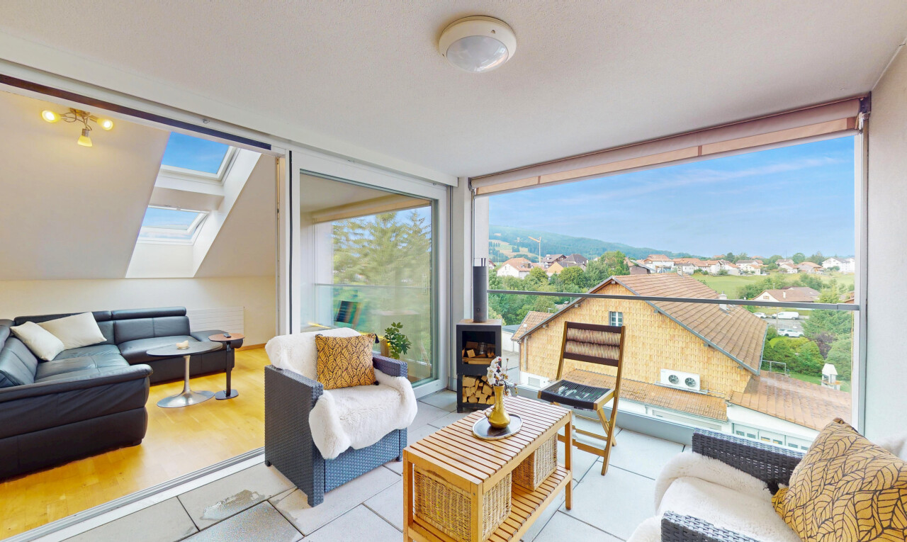 Dernier étage in à Vaulruz - 1