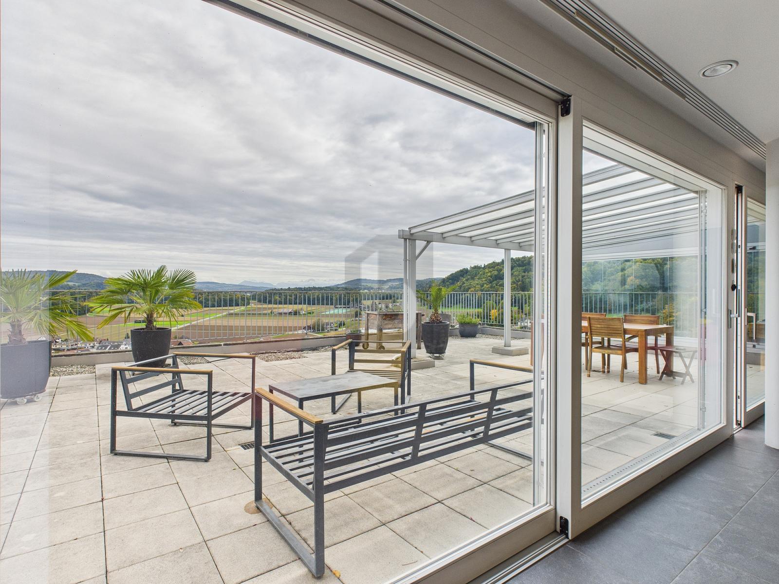 TERRASSENTRAUM - WOHNEN MIT ALPENBLICK UND SAUNA - 0