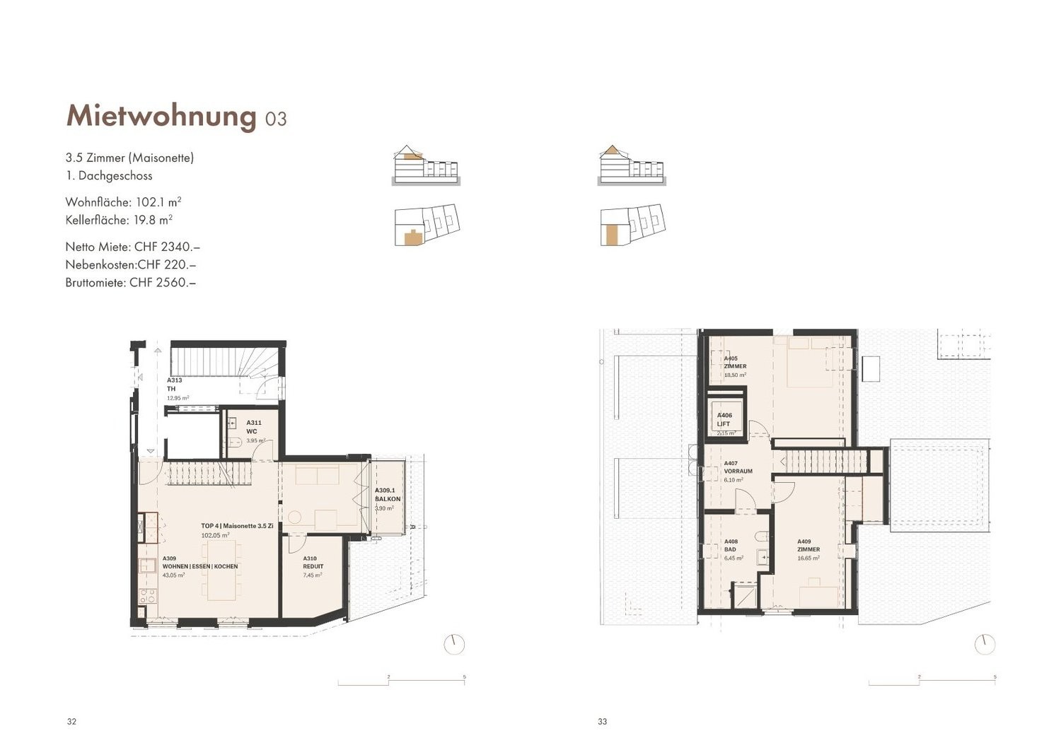 2.5 und 3.5 Zimmerwohnungen  Erstvermietungen nach Kernsanierung! - 4