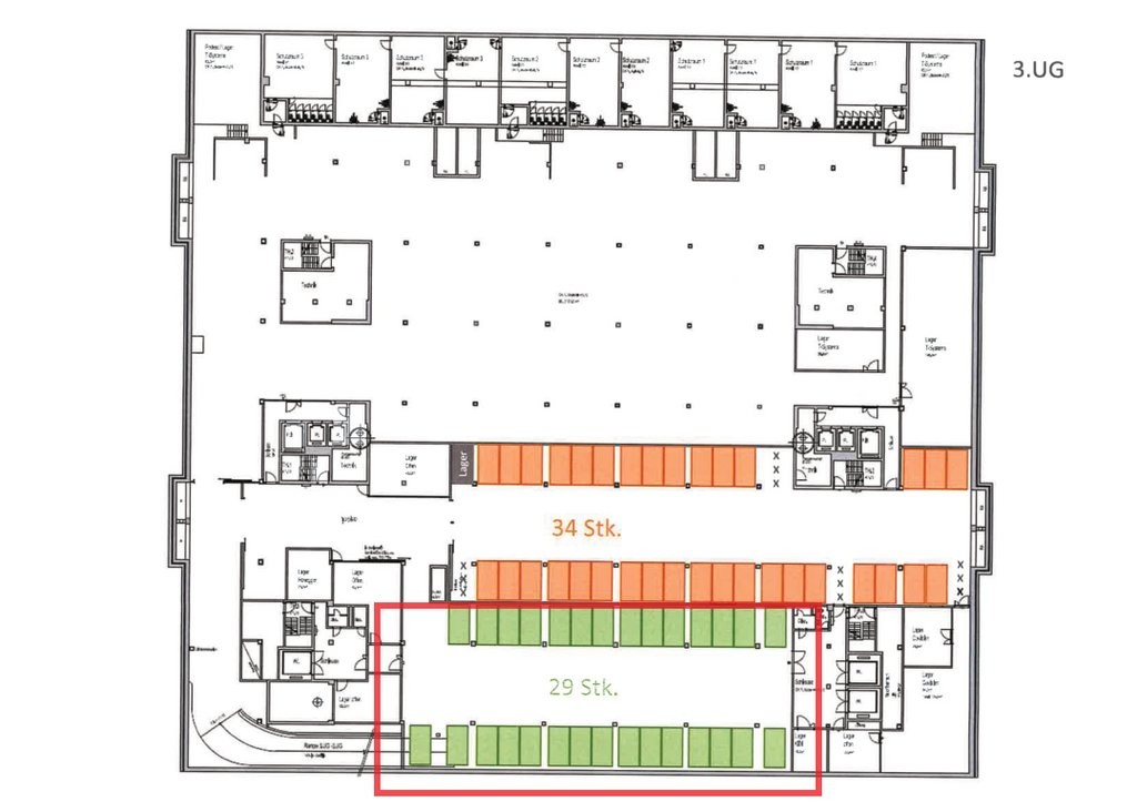 Einstellplätze beim Leutschenbach zu vermieten - 1