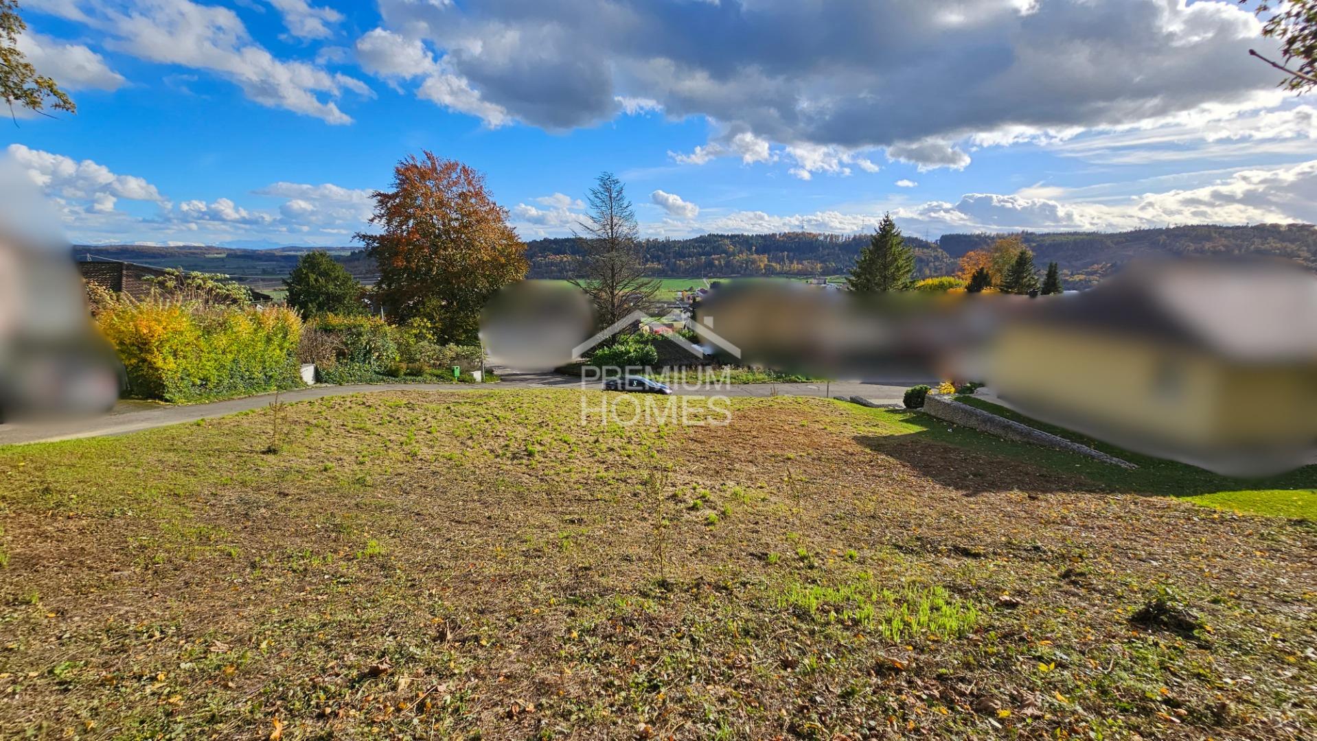 Exklusives Bauland mit Weitsicht bis zu den Alpen - 1