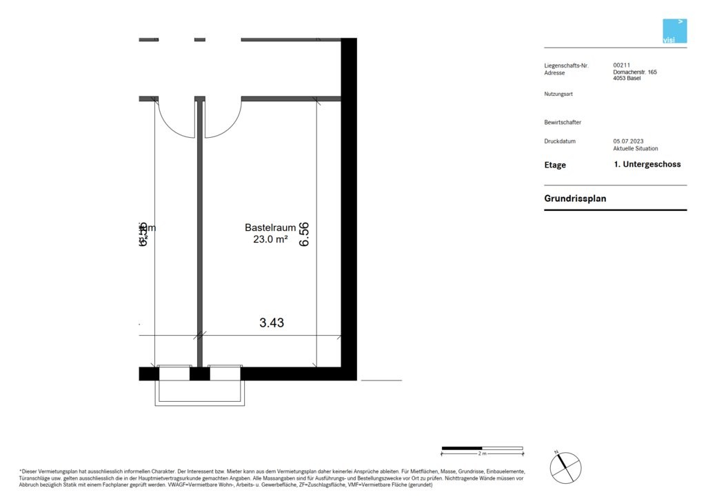 Bastelraum zu vermieten im Gundeli-Quartier - 1
