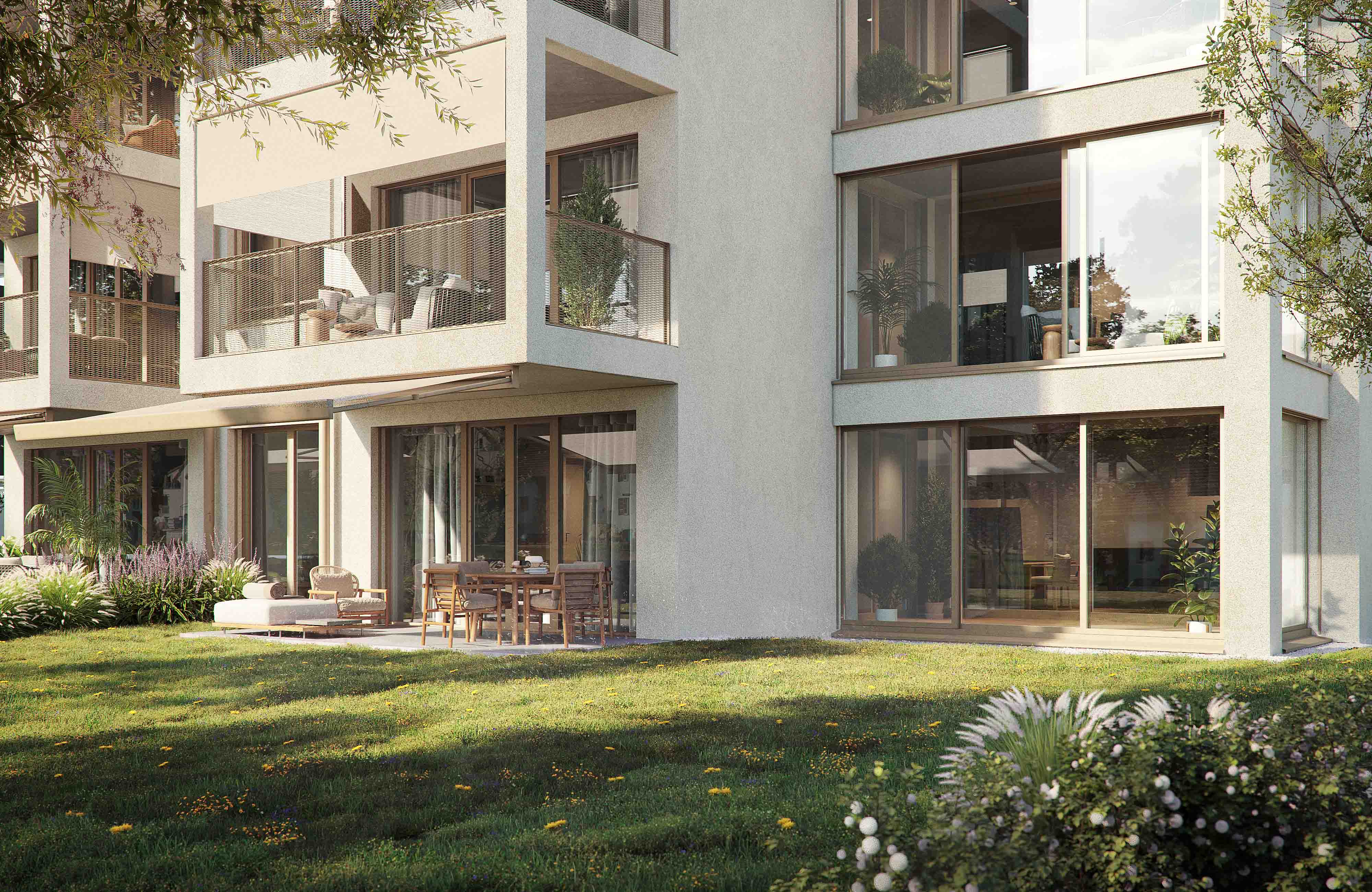 Wohnen im Grünen: Neubau mit 188m² Gartenanteil - 0