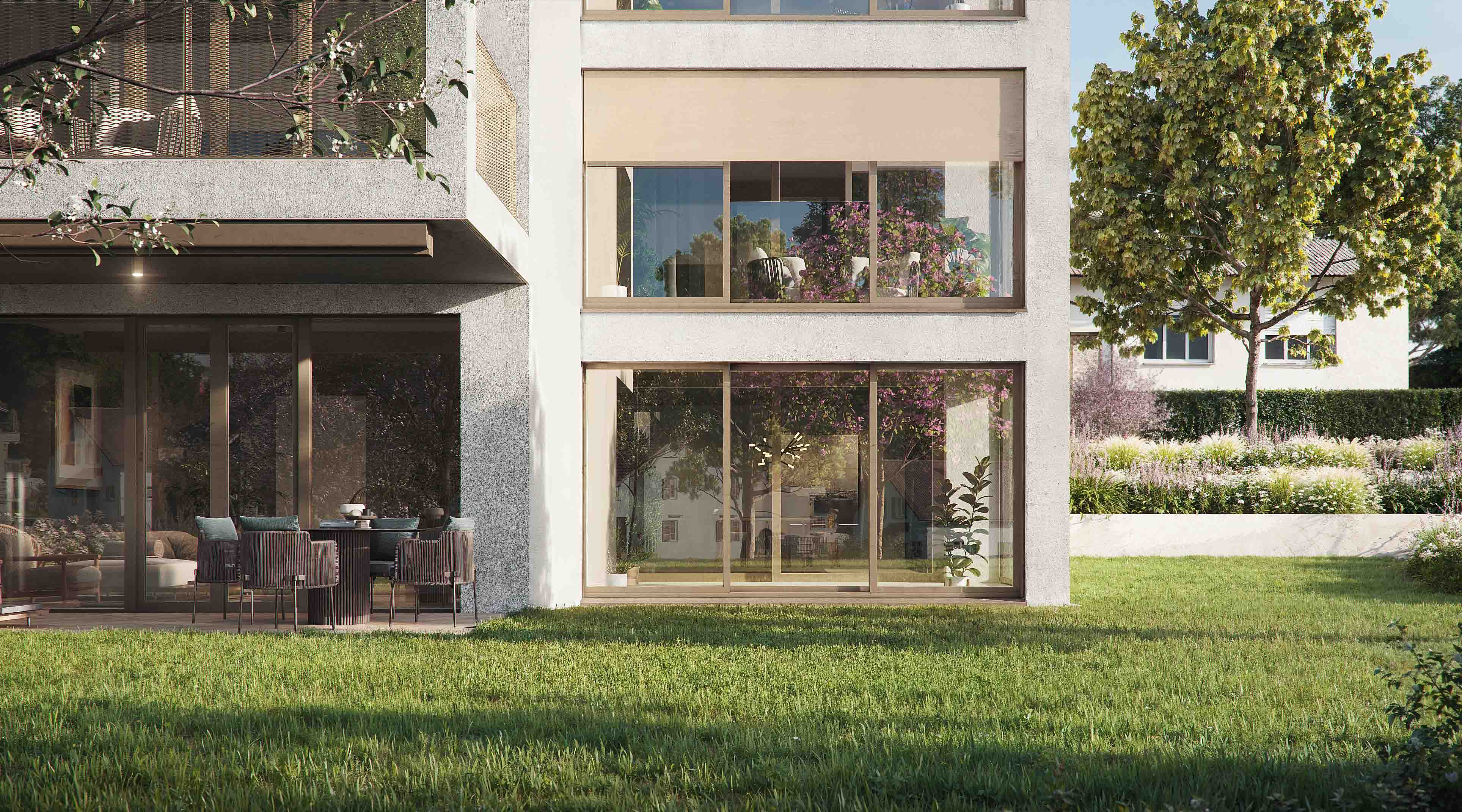 Wohnen im Grünen: Neubau mit 188m² Gartenanteil - 1