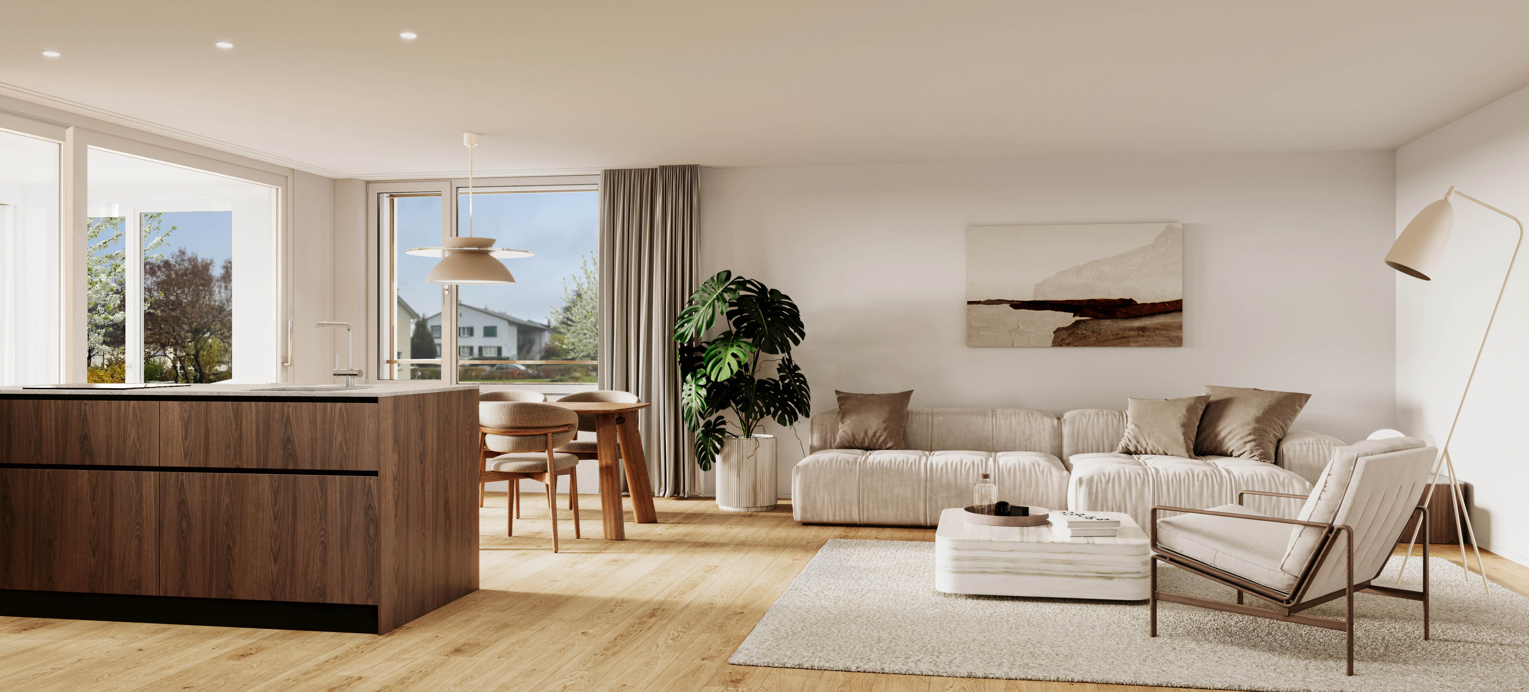 Wohnen im Grünen: Neubau mit 188m² Gartenanteil - 2