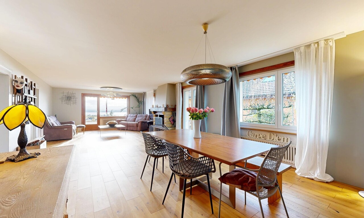 Charming villa in Bevaix with breathtaking views of lake and Alps - 9