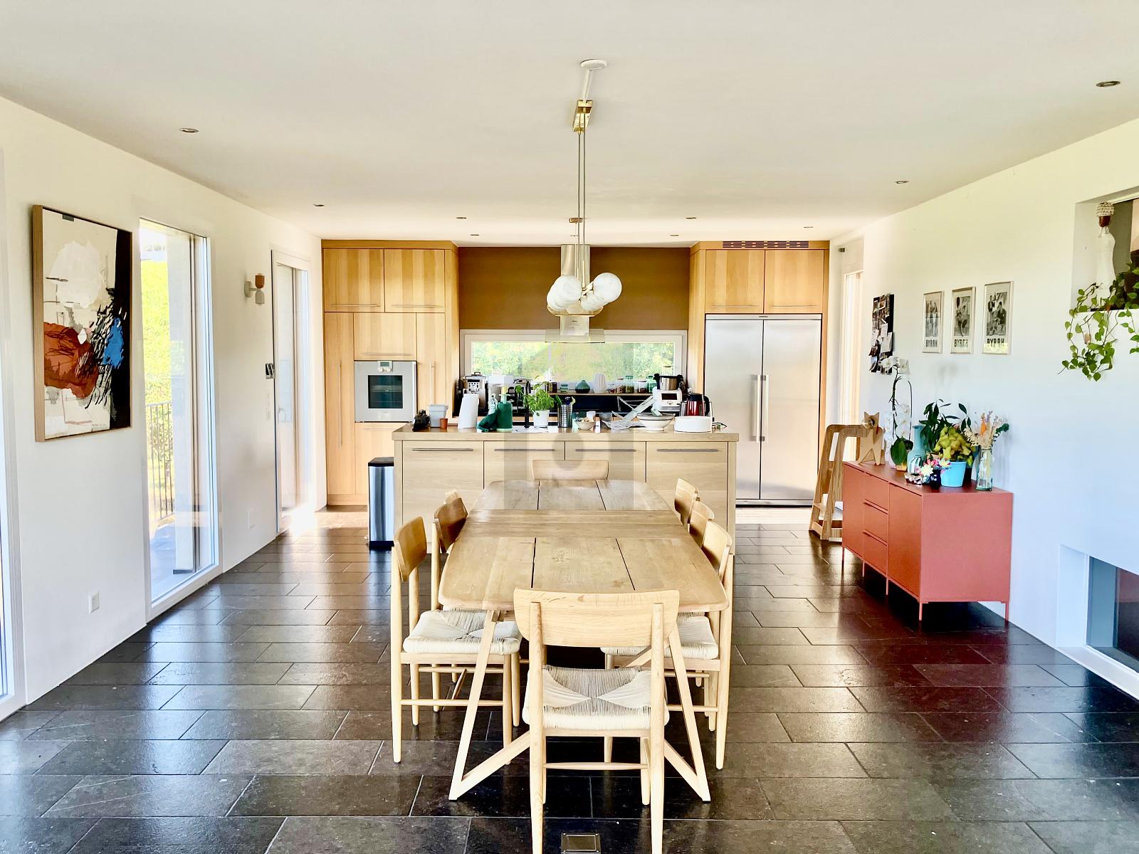 SPLENDIDE SPACIEUSE AVEC VUE LAC ET MONTAGNES - 2