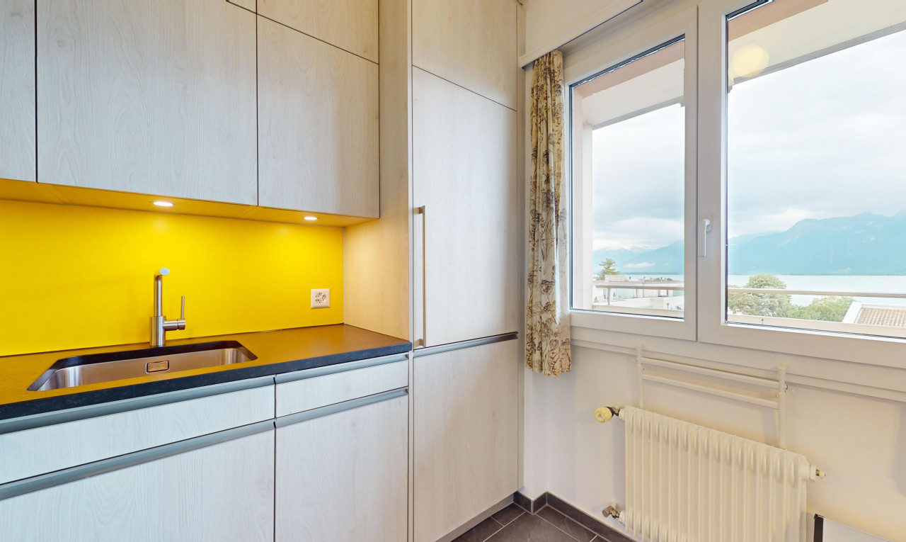 Exklusiv: Schöne 2-Zimmer-Wohnung mit Blick auf den Genfersee - 0