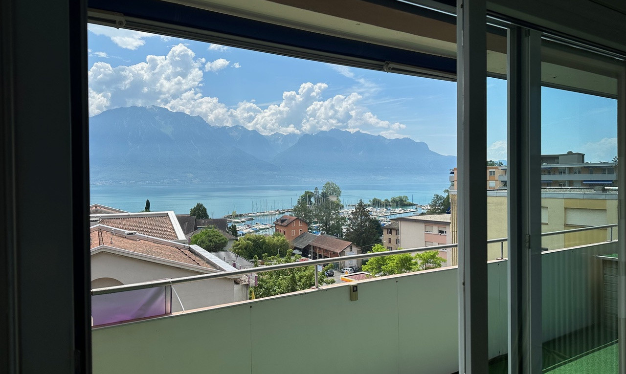 Exklusiv: Schöne 2-Zimmer-Wohnung mit Blick auf den Genfersee - 6