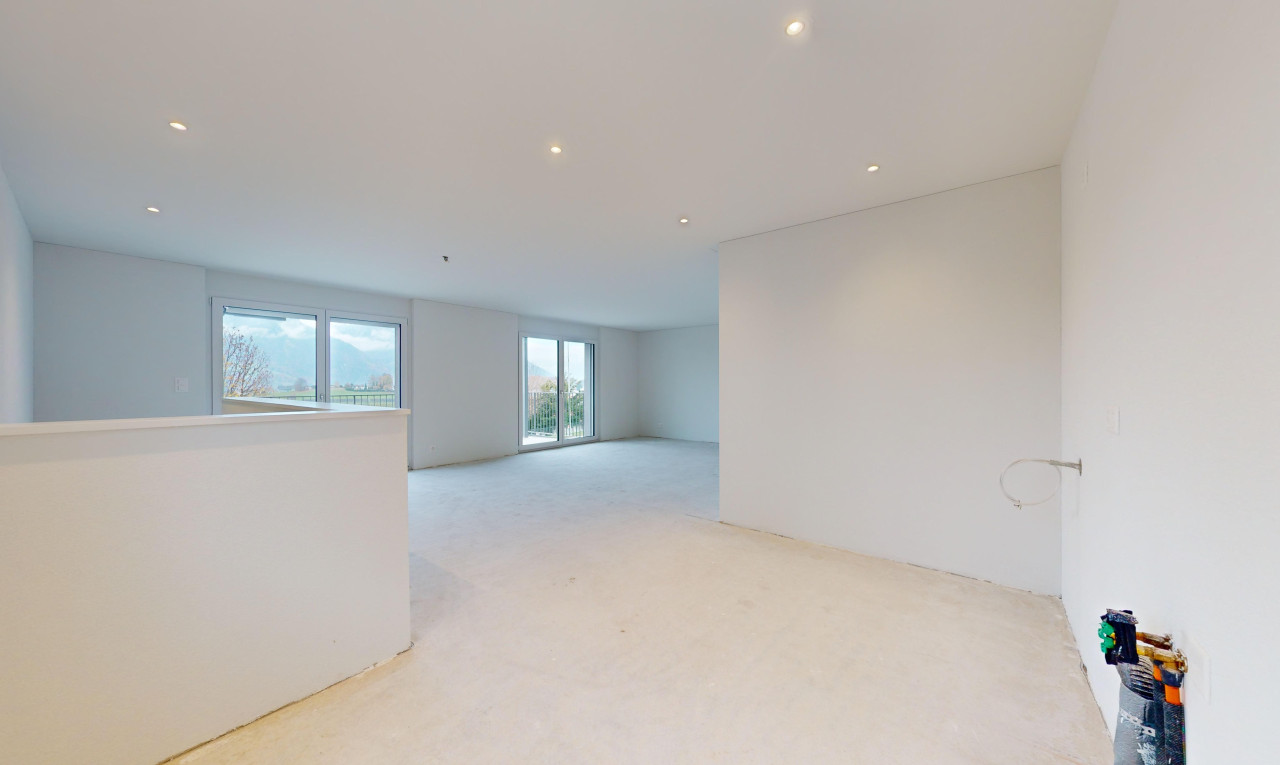 4.5-Zimmer-Duplex Wohnung mit Balkon und Aussicht - 3