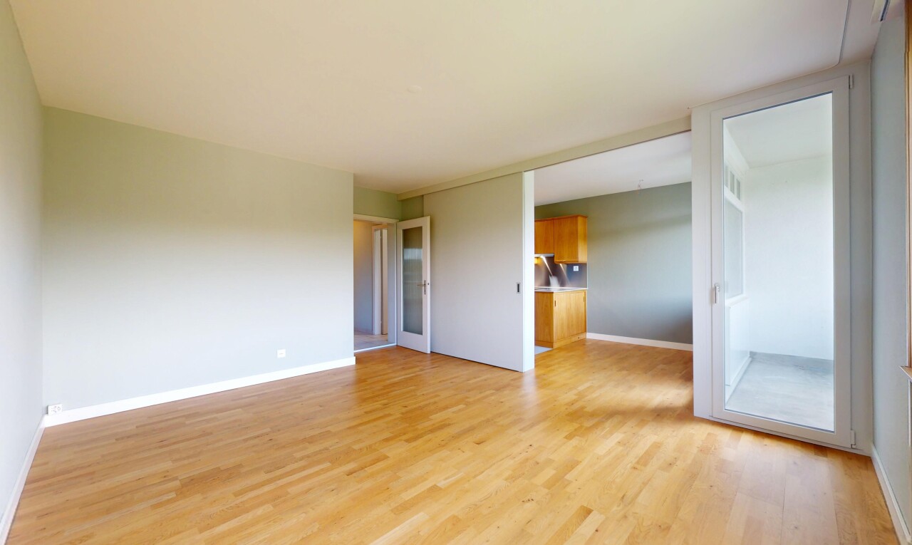 Modern renovierte 3.5-Zimmer-Wohnung mit Weitblick ins Grüne in Basel - 0