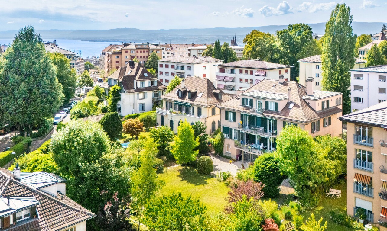 Elegante Charakterwohnung mit Garten im Zentrum von Lausanne - 1