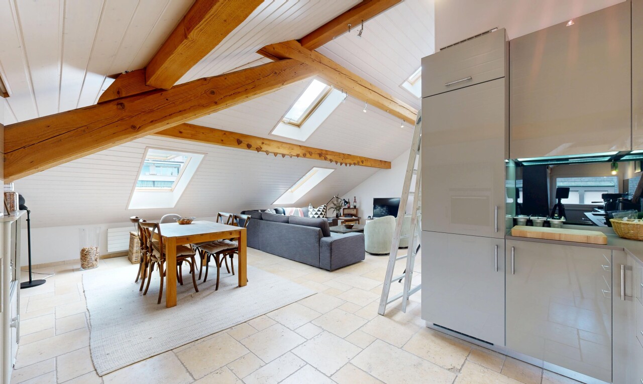 Apartment „Coup de Coeur“ – Dachgeschosswohnung im Zentrum Lausanne - 4