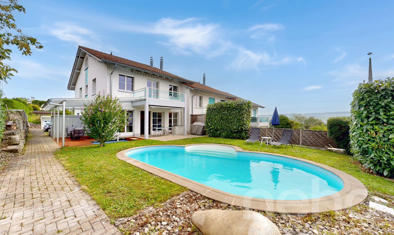 Familienfreundliches Eckreihenhaus mit Pool am Hallwilersee - 0