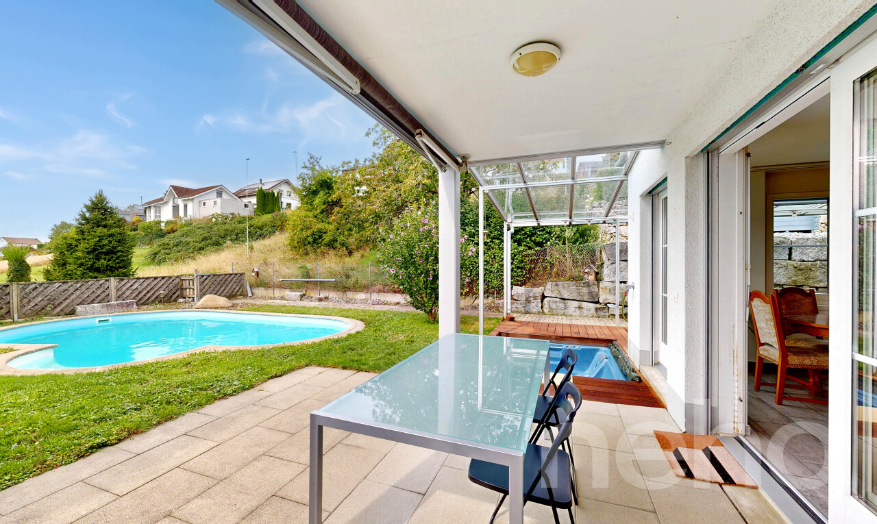 Familienfreundliches Eckreihenhaus mit Pool am Hallwilersee - 1