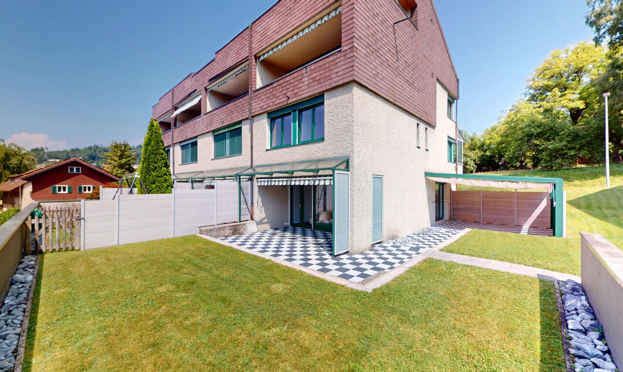 Moderne und renovierte Maisonette-Wohnung mit Gartensitzplatz - 0