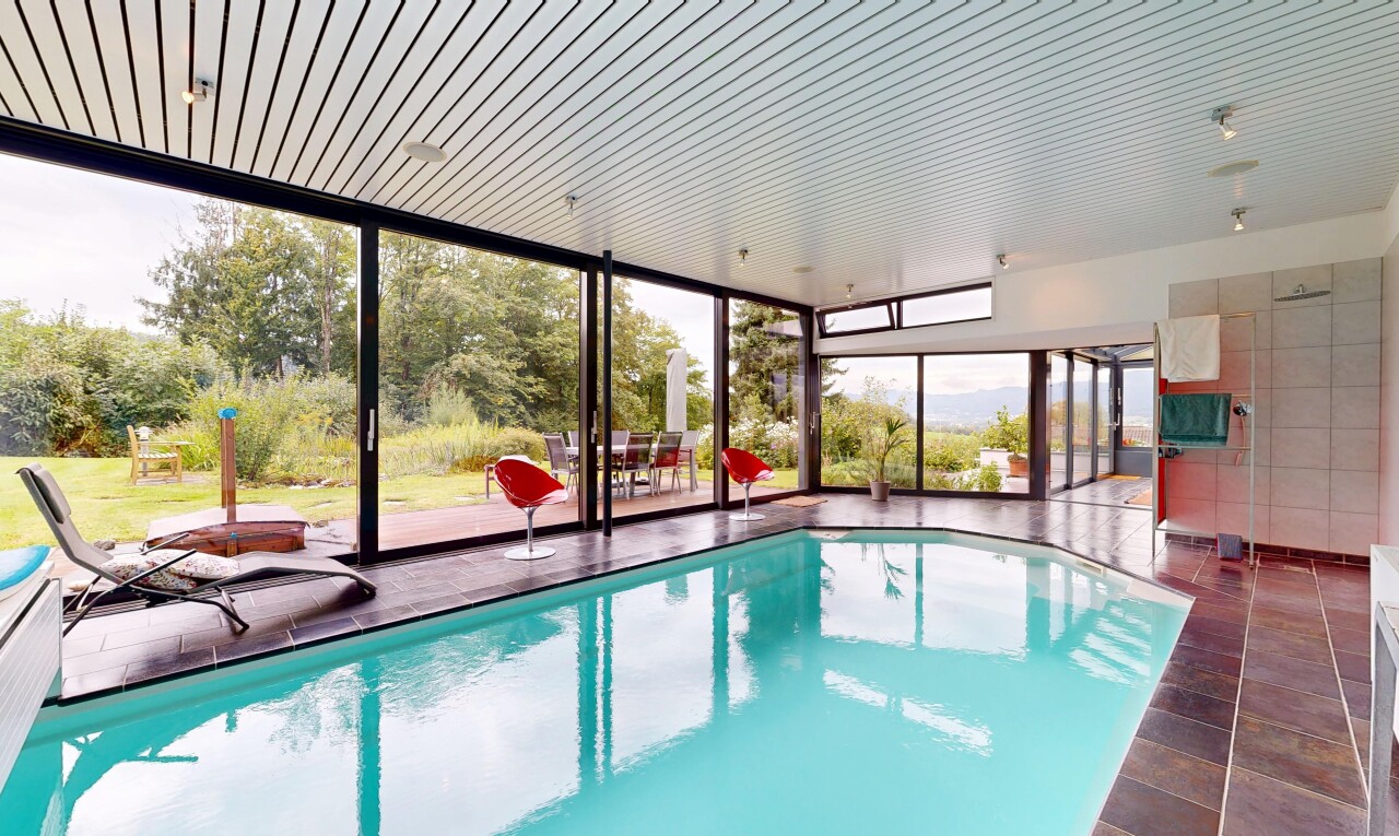 Wohnen am Waldrand mit Hallenbad, Wintergarten und Weitsicht - 6