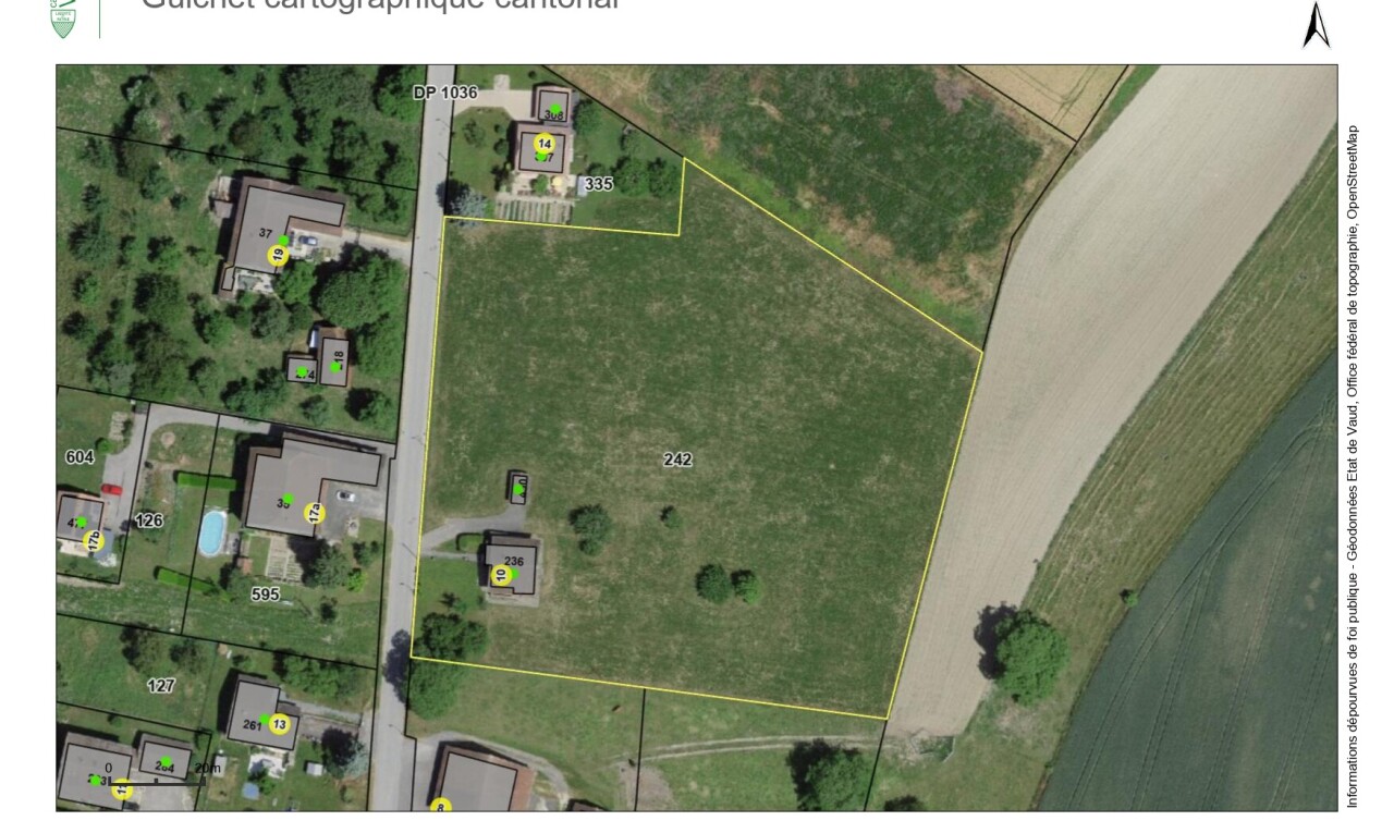 Terrain à bâtir in à Daillens - 1