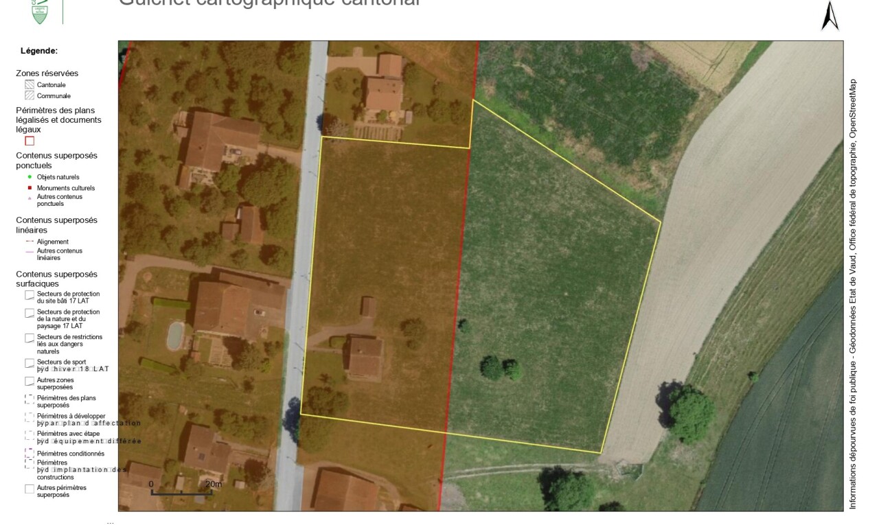 Terrain à bâtir in à Daillens - 2