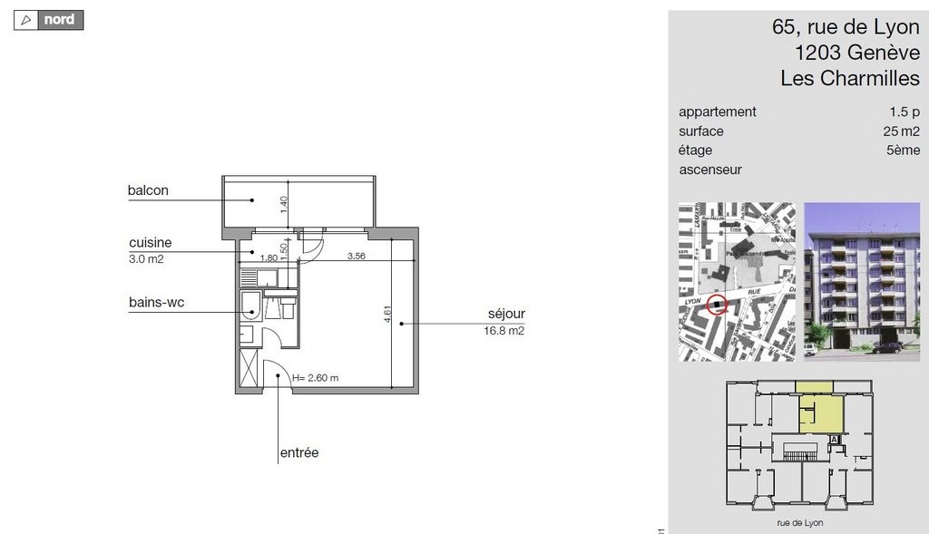 À saisir ! Magnifique studio au coeur de Genève ! - 1