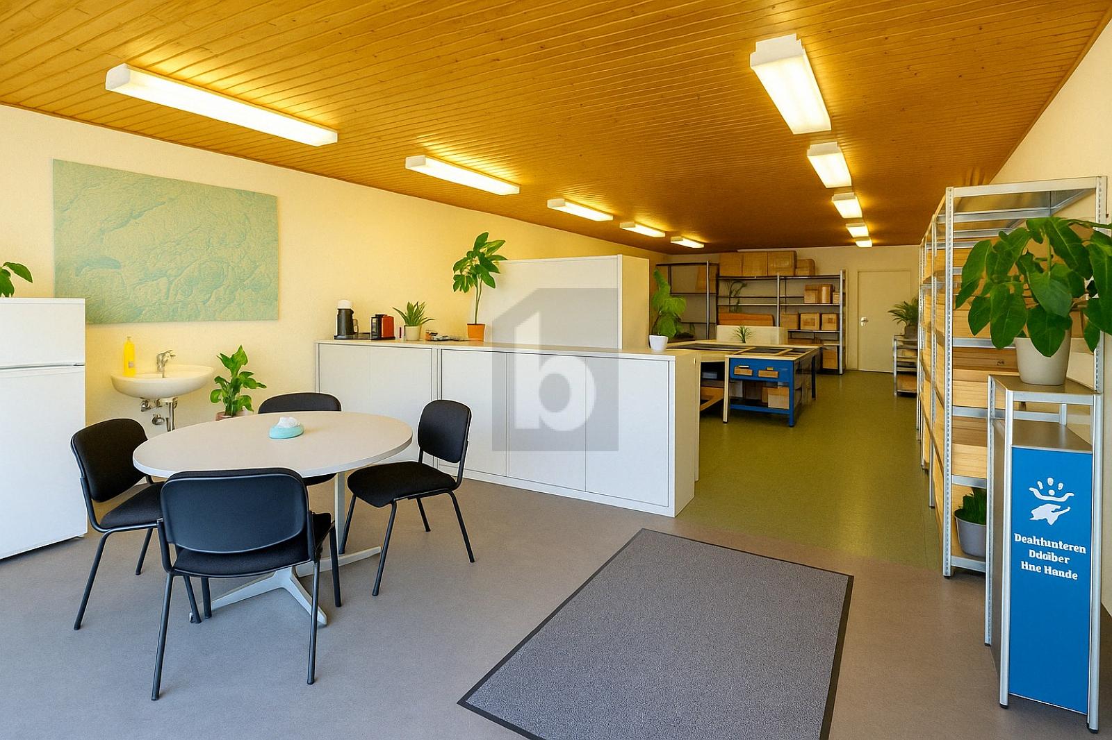GEWERBEFLÄCHE MIT BÜRO UND LAGER - 1