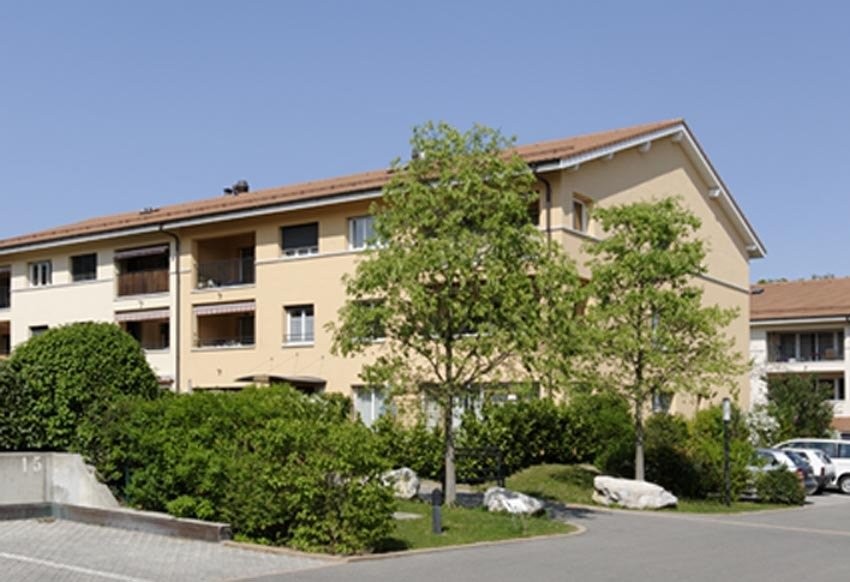 Place extérieure dans le quartier familial du Bocage à Onex - 0