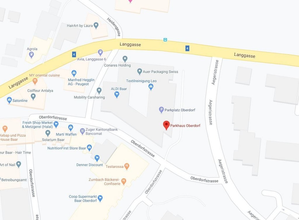 Einstellhallenplatz im Zentrum von Baar - 1