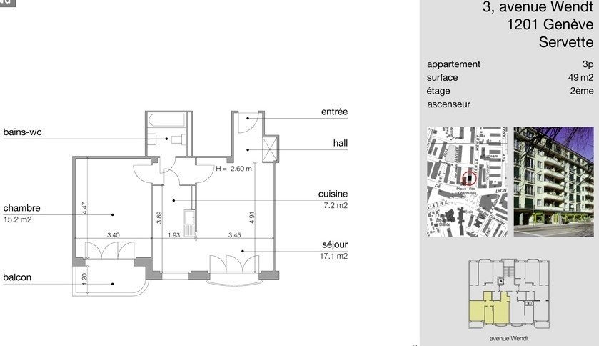 A saisir ! Appartement meublé au centre-ville de Genève ! - 6